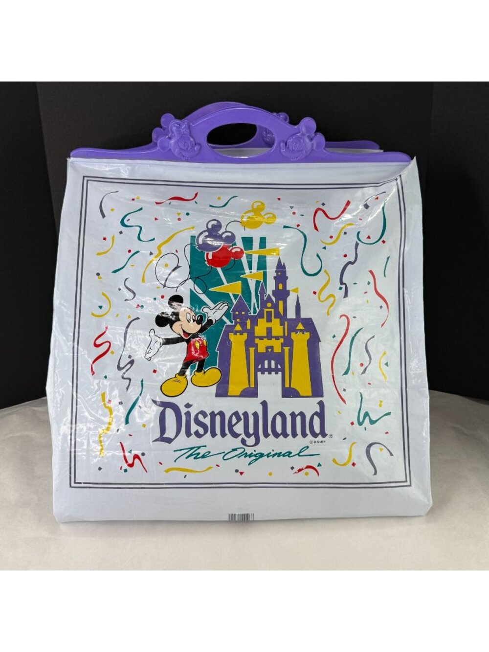 Vintage Disneyland The Original Mickey Mouse Souvenir Shopping Bags Lot of 2